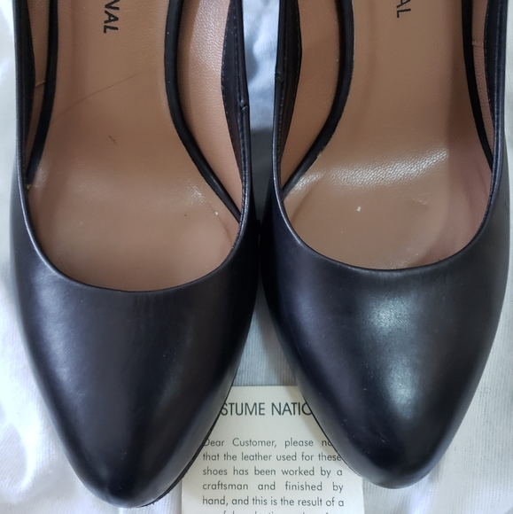 CoSTUME NATIONAL Brown Block Heels - Size 5.5 - Picture 3 of 12